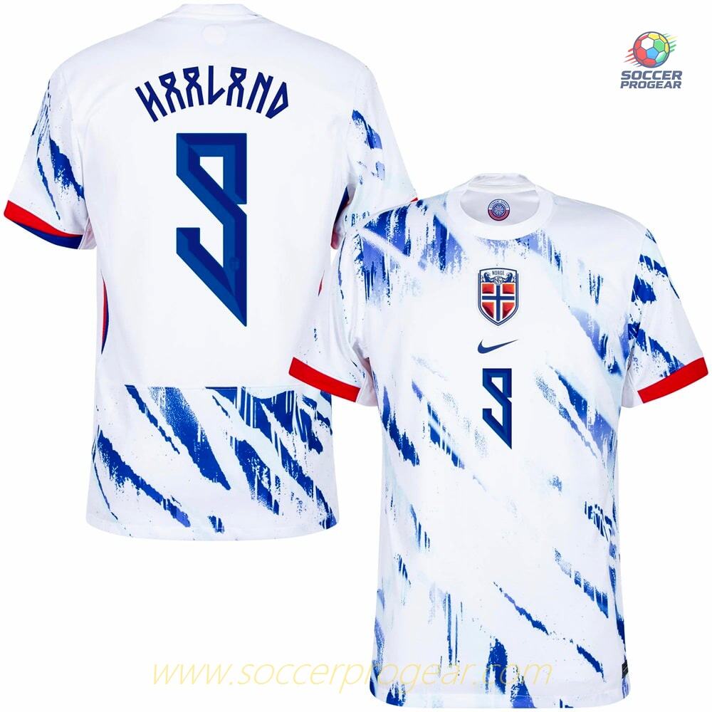 Norway Away Football Team Jersey 2024-25 Edition Haaland