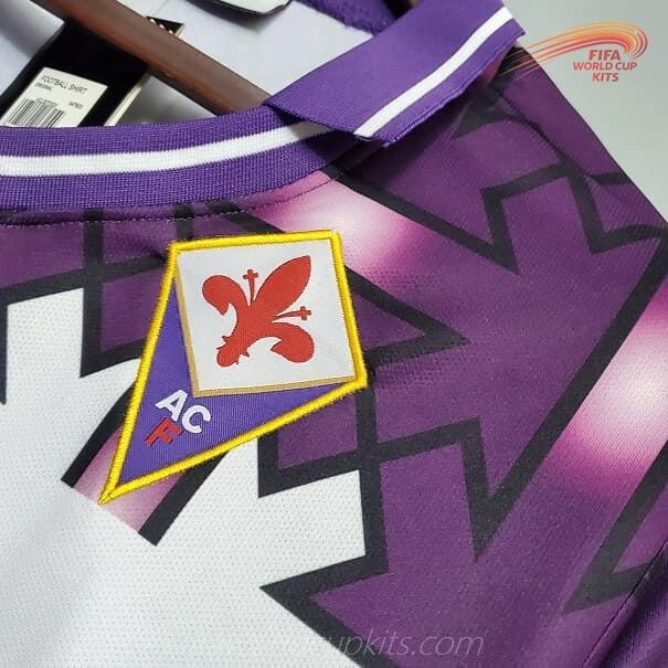 Fiorentina Visiting Football Strip 92 to 93