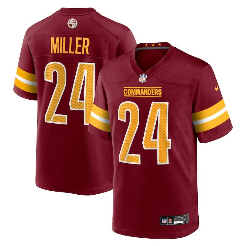None Von Miller WAS Commanders Premium Replica Jersey Football Apparel