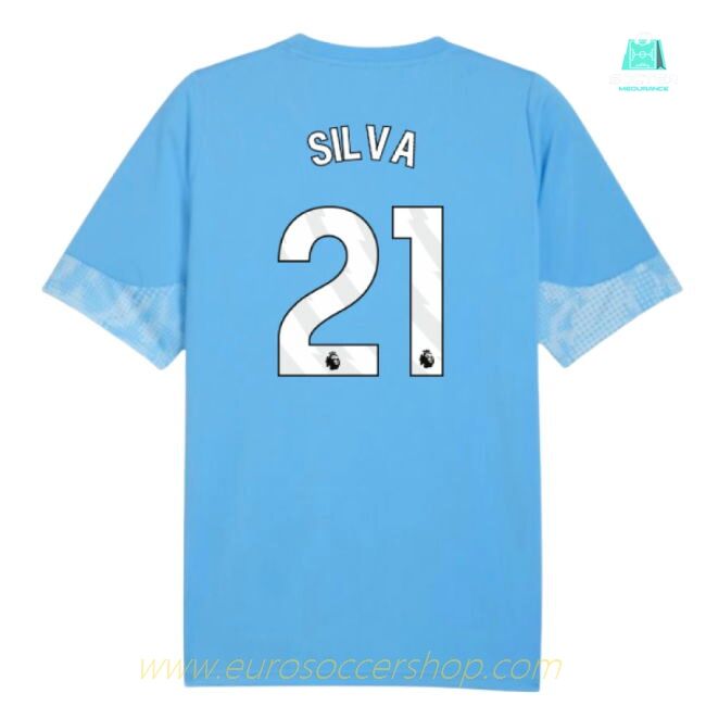 2025-2026 Man City Training Jersey (Light Blue) (Silva 21)