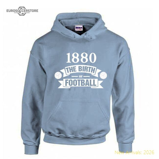 Premium Man City Birth Of Football Hoody (sky Blue) - Premium Quality