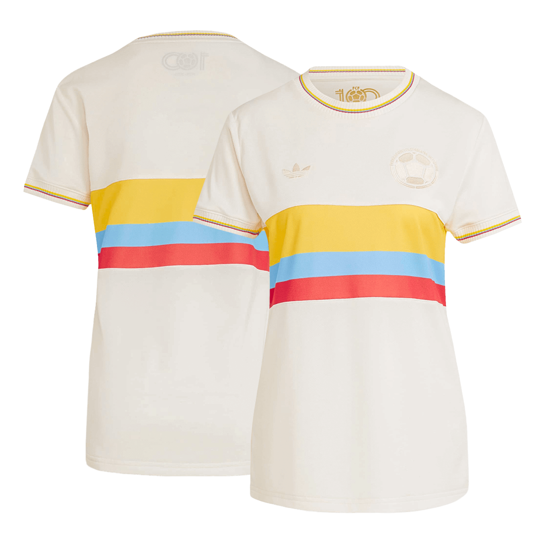 Women's Colombia  Soccer Jersey 2024 - 100th Anniversary Authentic Kit