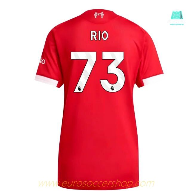 2025-2026 Liverpool Authentic Home Shirt (Womens) (Rio 73)