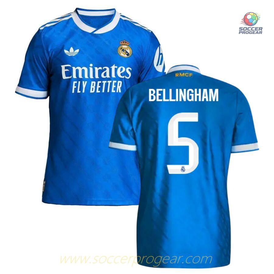 Real Madrid Third Football Soccer Football Shirt 2025-26 Edition Bellingham