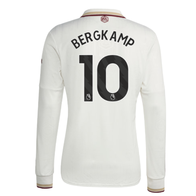 2025-2026 Arsenal Long Sleeve Third Shirt (Bergkamp 10)