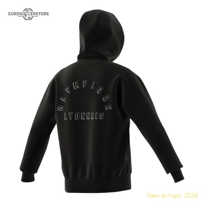 Premium Performance 2024-2025 Olympique Lyon Anthem Jacket (Black)