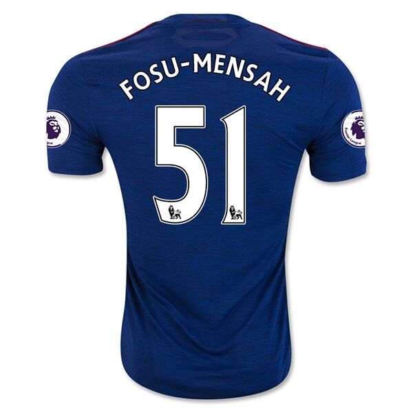 Manchester United Away 2016-17 FOSU-MENSAH 51 Soccer Jersey Shirt -