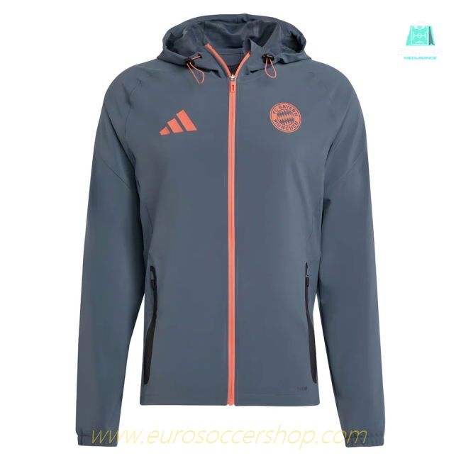 2025-2026 Bayern Munich Vis Tech Travel Jacket (Bold Onix)