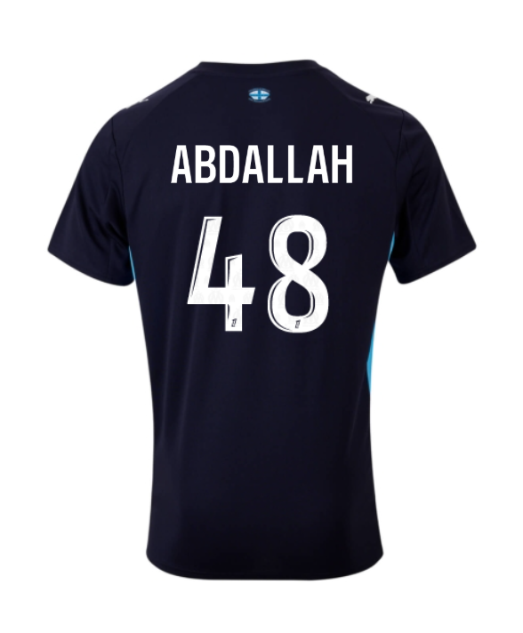 ABDALLAH's Marseille Away Jersey 25-26 with Number 48