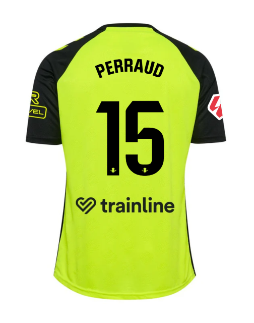 Real Betis 24-25 Season Away Jersey with PERRAUD 15 Printing
