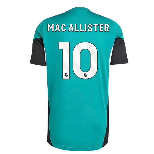2025-2026 Liverpool EU Training Jersey (Green) (Mac Allister 10)