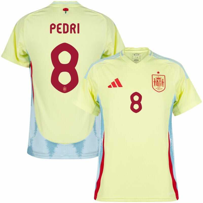 Spain Away Football Soccer Shirt 2024-25 Edition Pedri