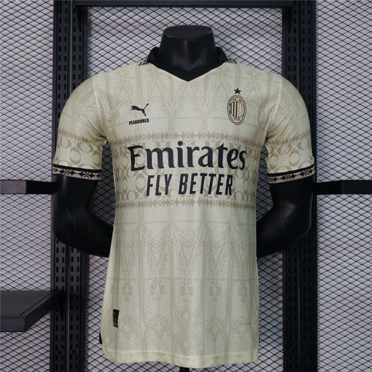 AC Milan 2425 Beige Shirt Authentic Version - Official Replica 9238
