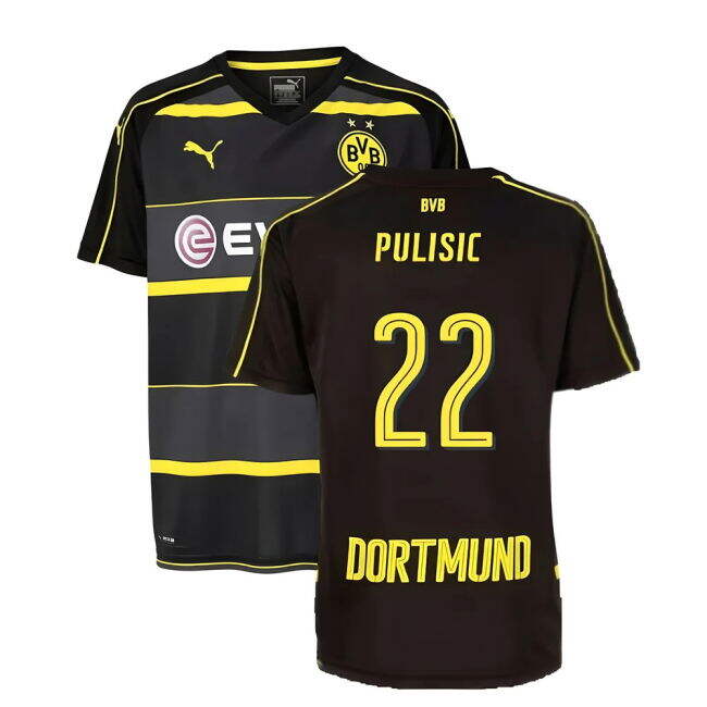 2016-17 Borussia Dortmund Away Durable Shirt ((Mint) (Mint)
