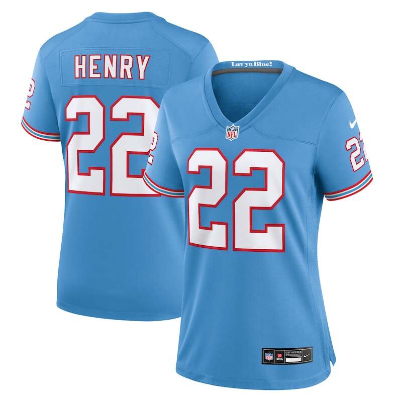 None Derrick Henry Tennessee Titans Iconic Authentic Jersey Game Day W