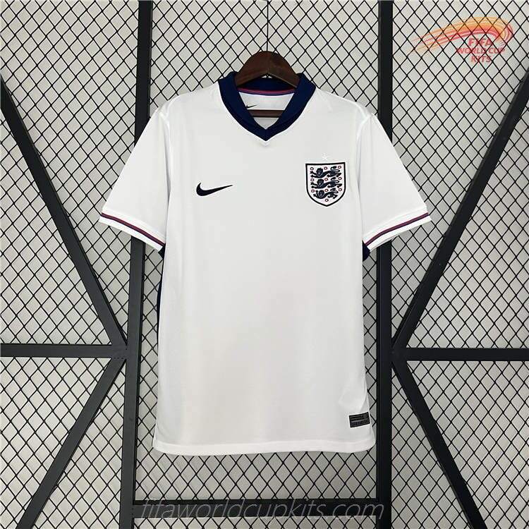 First Choice Soccer Uniform of England season 2024 EURO Finals