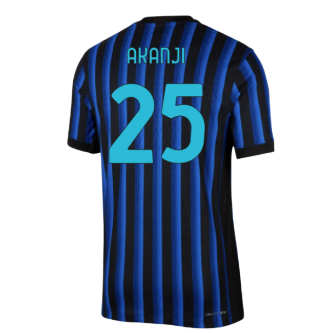 2025-2026 Inter Home Breathable Shirt (Akanji 25) Durable Stitching