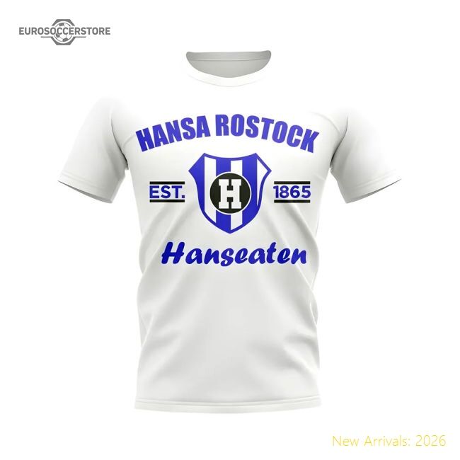 Luxury Hansa Rostock Established Football Tee (white) - Match Quality