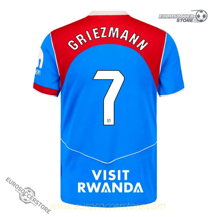Atletico Madrid 2025-26 Third Version GRIEZMANN 7 Football Jersey