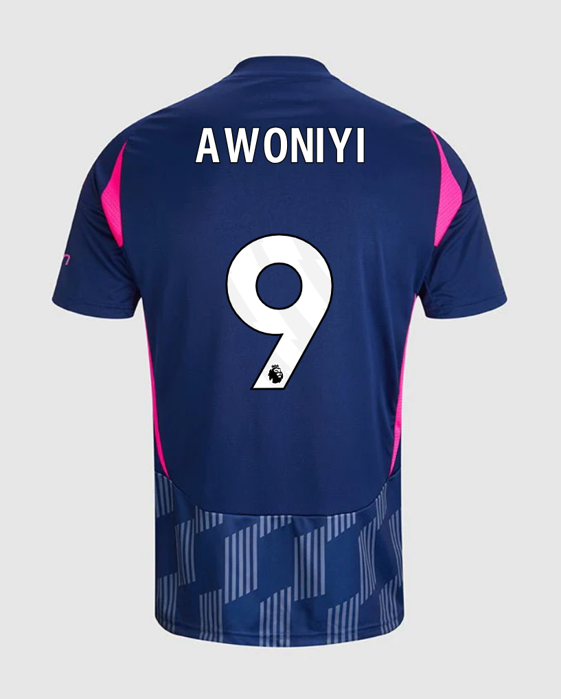 Nottingham Forest 24-25 Away Version Jersey with Awoniyi 9