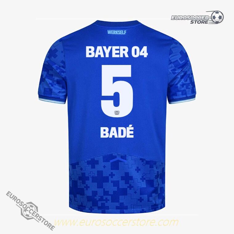 Bayer 04 Leverkusen BADÉ 5 Third Football Jersey 25-26 Season