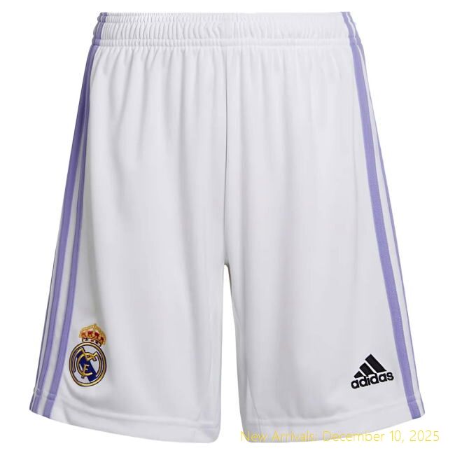 Shorts Real Madrid 2022-2023 Home - Performance & Affordable - White...