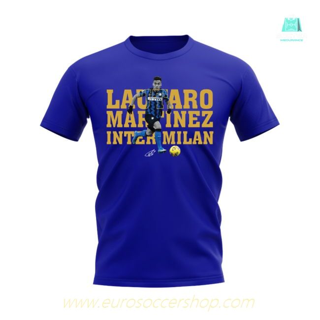 Lautaro Martinez Inter Milan Player Tee (Royal Blue)