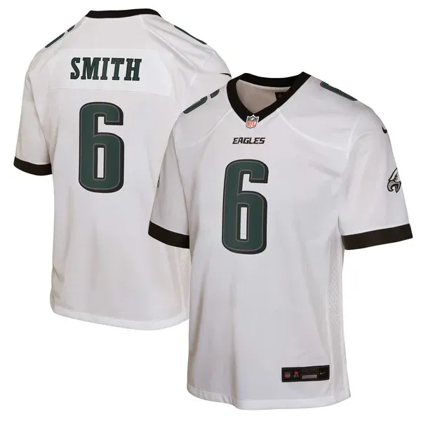 None Smith Philadelphia Game Jersey - White | NFL Player Jersey