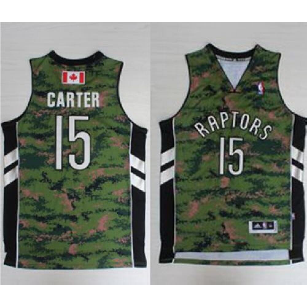 Raptors #15 Vince Carter Camo Pride Stitched NBA Jersey