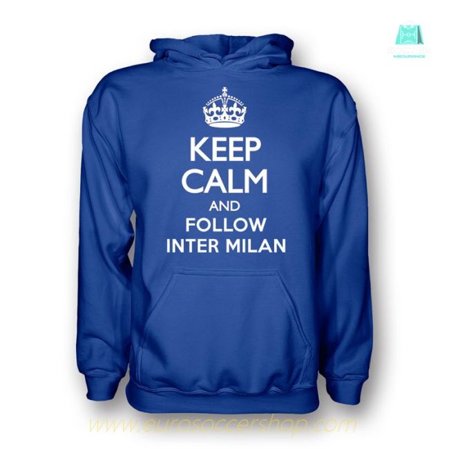 Keep Calm And Follow Inter Milan Hoody (blue)