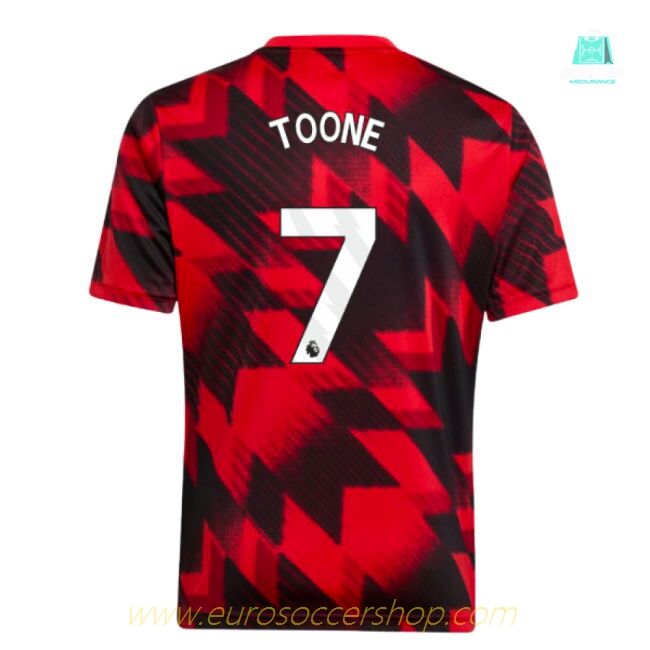 2025-2026 Man Utd Pre-Match Shirt (Red) - Kids (Toone 7)