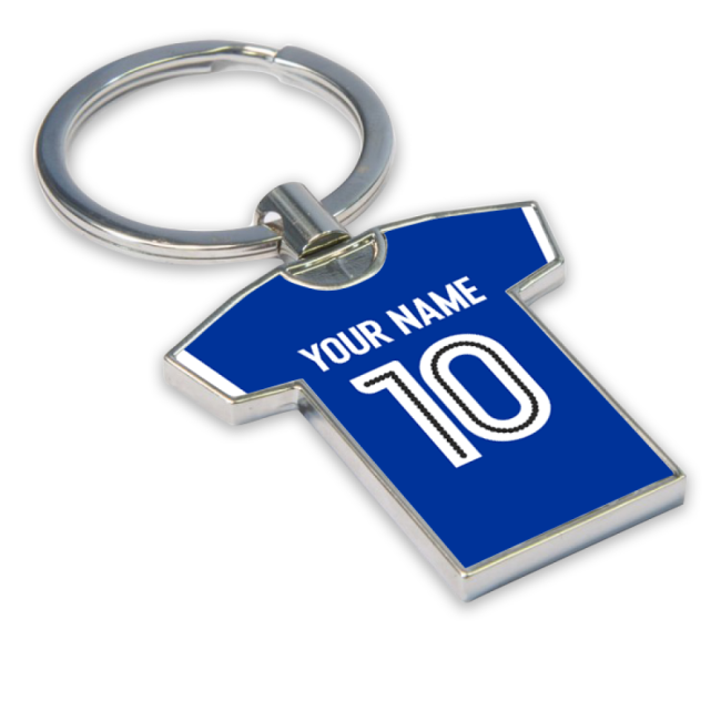 Men's Personalised Ipswich Town Football Shirt Key Ring