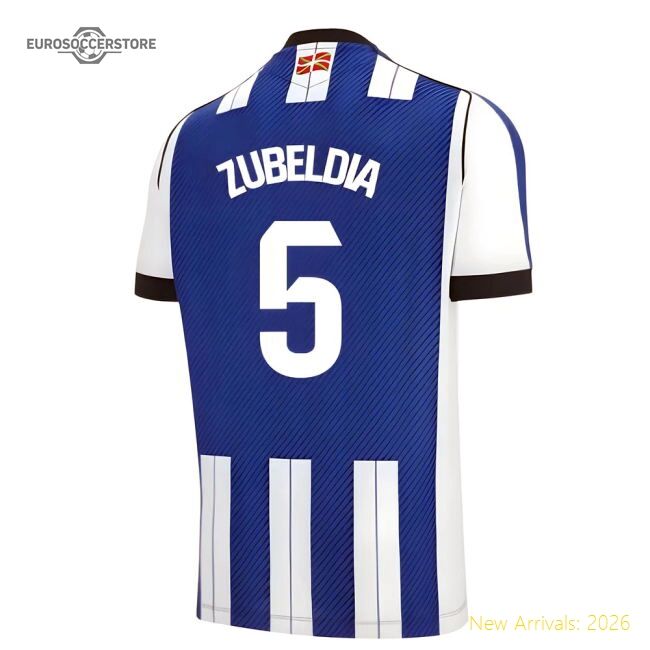 La Liga Team Spanish League Zubeldia Home Match-ready Jersey Dri-fit