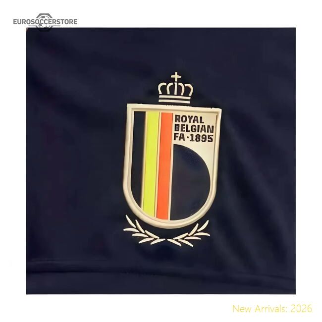 Belgium 2024-2025 Official Home Shorts - Modern Temperature-control