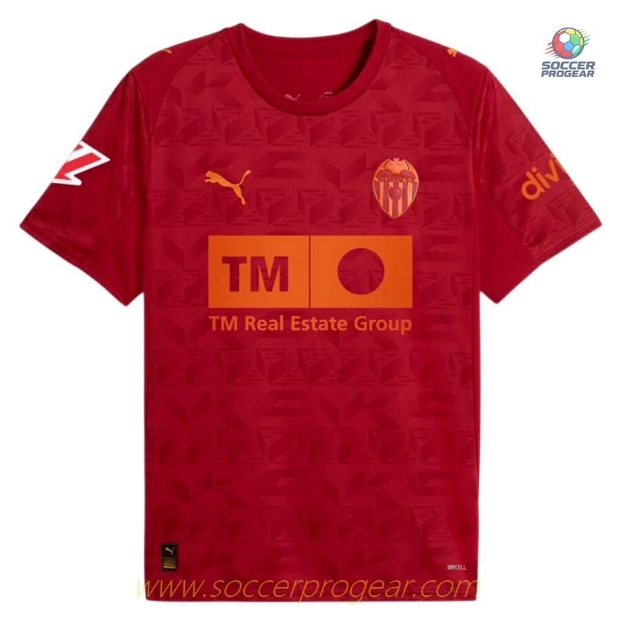 FC Valencia Away Youth Soccer Football Shirt 2025-2026 Season