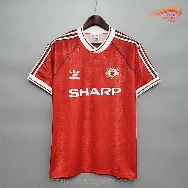 Manchester United 90-92 Home Football Kit
