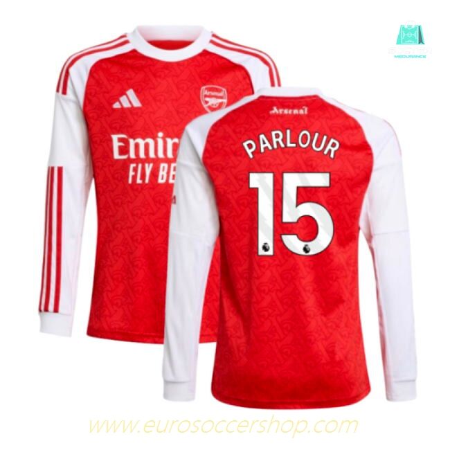 2025-2026 Arsenal Long Sleeve Home Shirt (Kids) (Parlour 15)