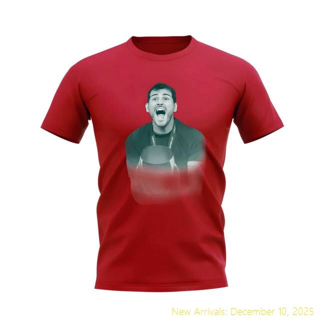 RM Iker Casillas Real Madrid Legend T-Elite Shirt (Red) - Economical