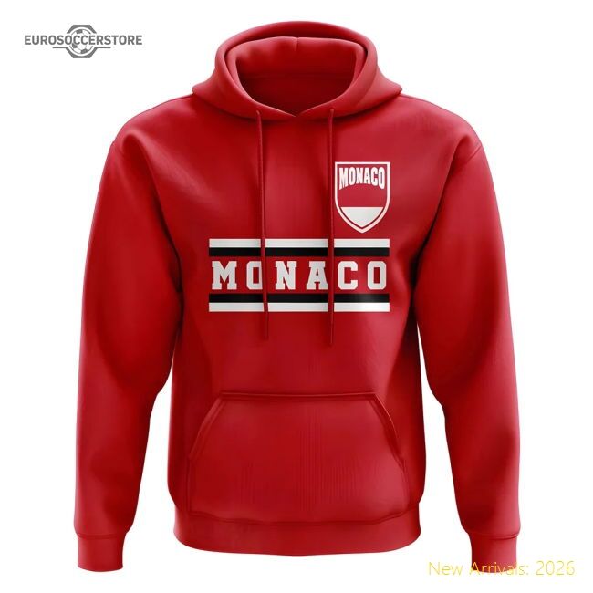 Best-Selling Professional-Grade Monaco Core Football Country Hoody (Red)