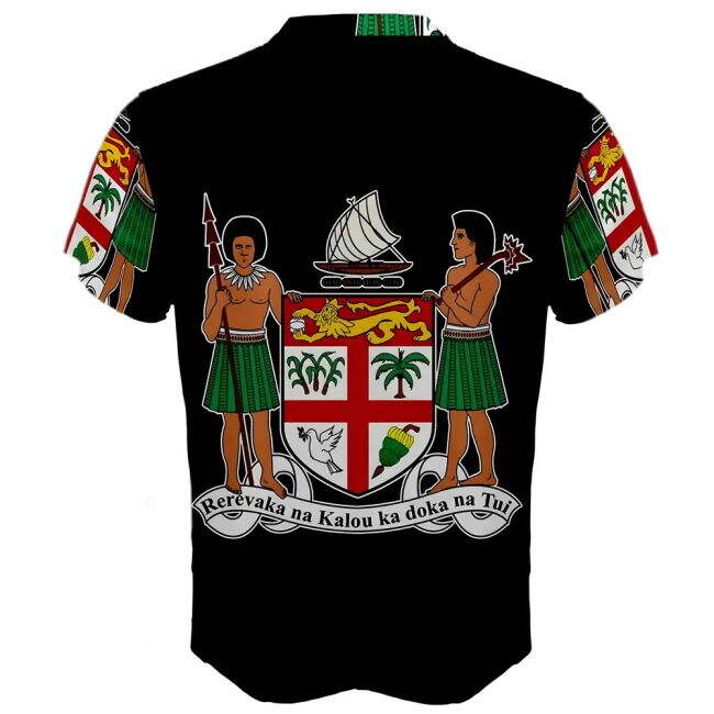 Collector'S-Item Pro-Grade Fiji Coat Of Arms Sublimated Sports Jersey