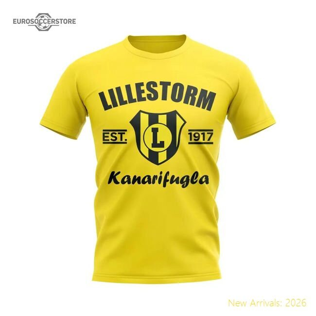 Lille Oscstorm Established Football Fan T-shirt (yellow)