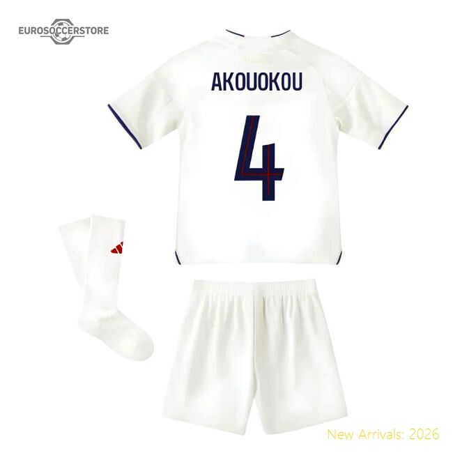 Popular 2025-2026 Olympique Lyon Home Mini Kit (Akouokou 4)