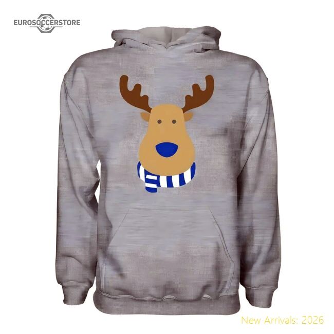Top-Quality Match-Day Espanyol Rudolph Supporters Hoody (Grey)