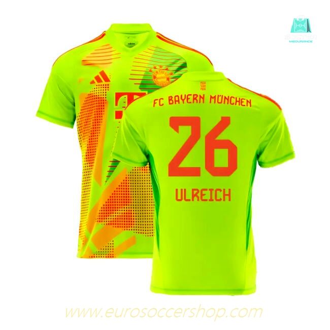 2024-2025 Bayern Munich Home Goalkeeper Shirt (Yellow) (Ulreich 26)