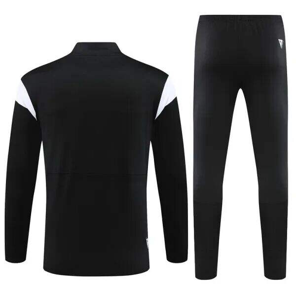 High Performance AC Milan 2324 Black Half Zipper Tracksuit
