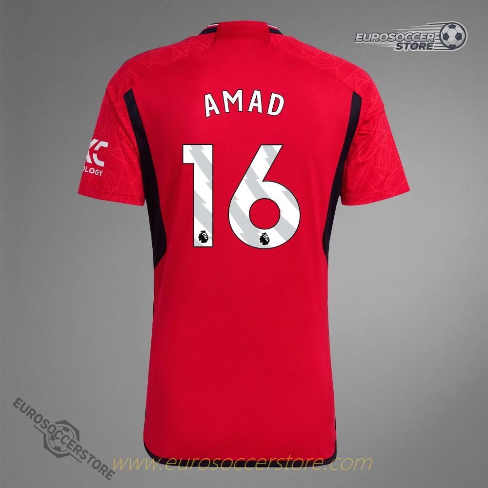 AMAD's 16 Home Jersey for Manchester United in the 23-24 Season