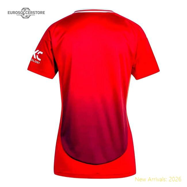 Official 2024-2025 Man Utd Home Shirt (womens) - Premium Quality
