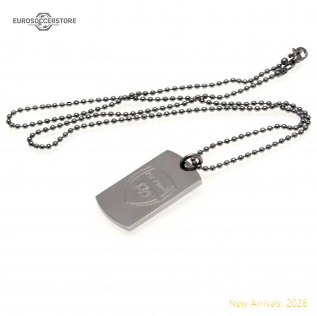 Premium Arsenal Fc Engraved Dog Tag & Chain - Premium Quality