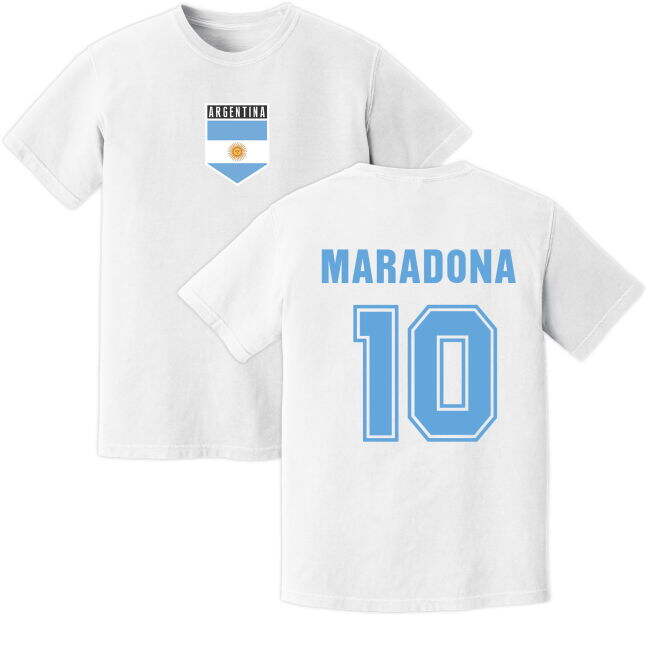 Maradona Argentina Training Jersey (White)