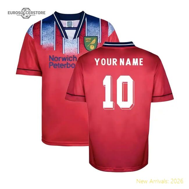 Authentic Norwich City 1996 Away Retro Shirt (your Name) - Premium
